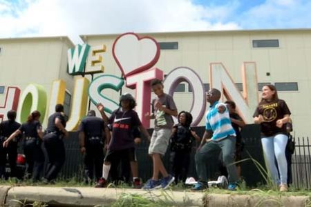 Houston Police Department posts Running Man...